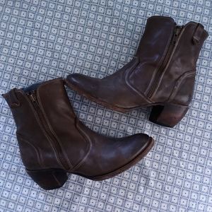 Freebird by Steven Short Cowgirl Boots Distressed